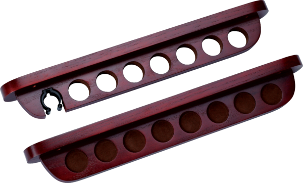 7 Cue Wall Rack w/ Bridge Clip - Wine